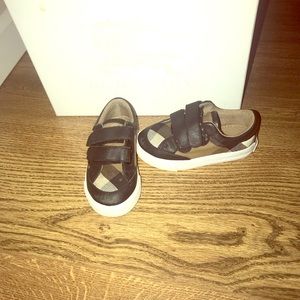 Burberry vintage check canvas sneakers